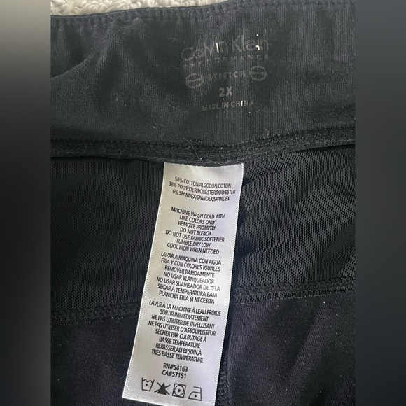 Calvin Klein Performance Yoga / Gym Flare Pants Size 2X Black - Picture 7 of 9
